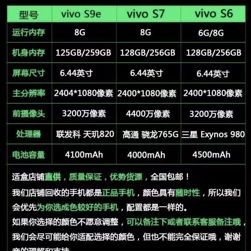 โทรศัพท์มือถือมือสอง-vivo-s9e-เต็ม-netcom-5g-มาร์ทโฟนราคาประหยัด99เครื่องสำรองสำหรับนักเรียนใหม่มือสอง