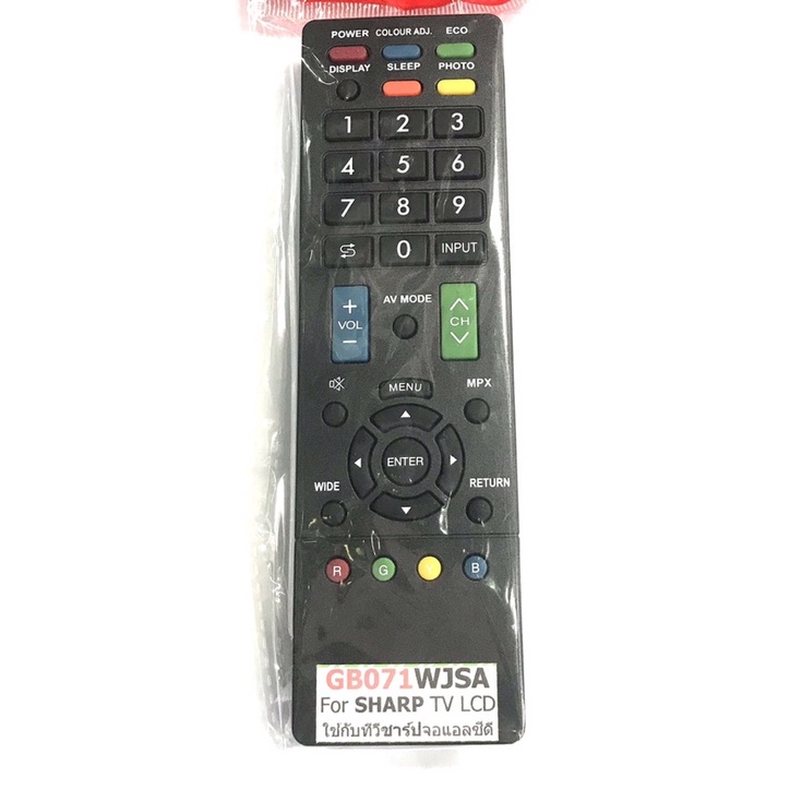 sharp-tv-รีโมทโค้ด-gb071wjsa-sharp-tv-รีโมทคอนโทรล-cdd-พร้อมส่ง