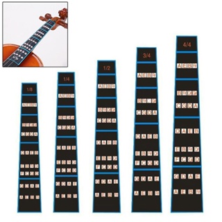Violin Fingerboard Marker Beginners-Guide Sticker- Full Size 4/4 3/4 1/4 1/2 1/8