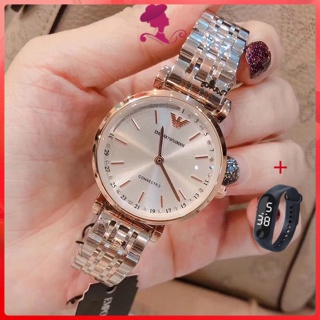นาฬิกา emporio armani ผู้หญิง นาฬิกาข้อมือควอตซ์ กันน้ํา หรูหรา แฟชั่นคลาสสิก สําหรับสตรี