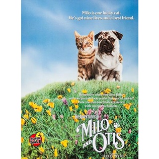 DVD ดีวีดี The Adventures of Milo and Otis (1986) แมวจ๋าหมาอยู่นี่ (เสียง ไทย/อังกฤษ | ซับ อังกฤษ) DVD ดีวีดี