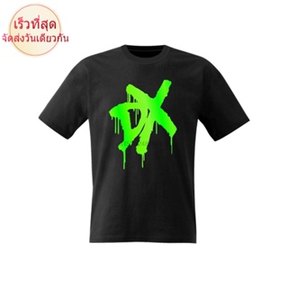 CTDX T SHIRT WRESTLING D GENERATION X  MENS FLUORESCENT PRINT