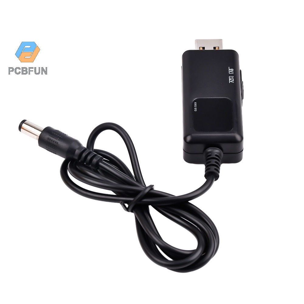 Cavo USB Boost 5V A 9V/12V 1A – Convertitore Con Spina 5.5x2.1mm – 1.3m