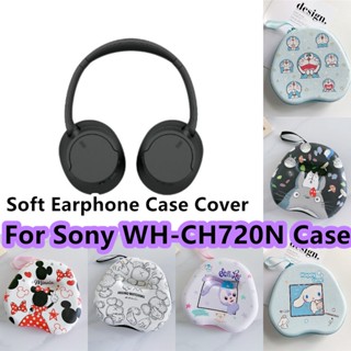 【จัดส่งรวดเร็ว】เคสหูฟัง ลายการ์ตูนแมว สําหรับ Sony WH-CH720N WH-CH720N