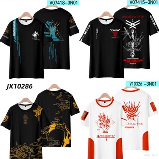 เสื้อยืดแขนสั้น พิมพ์ลายอนิเมะ Arknights สไตล์ฮาราจูกุ โอเวอร์ไซซ์ แฟชั่นสําหรับผู้ชาย และผู้หญิง