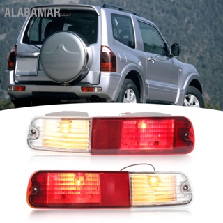 ALABAMAR ชุดไฟท้ายไฟตัดหมอกกันชนหลัง Super Bright สำหรับ Mitsubishi Montero 2003-2006