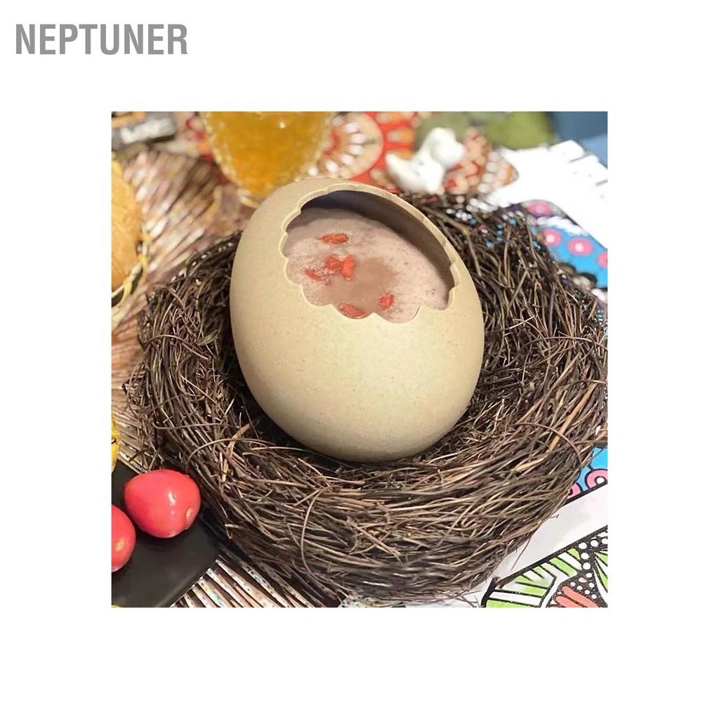 neptuner-creative-ชามบะหมี่กึ่งสำเร็จรูปชามรูปเปลือกไข่เซรามิกสำหรับไอศกรีมขนมหวานซุปข้าวเครื่องล้างจานปลอดภัย