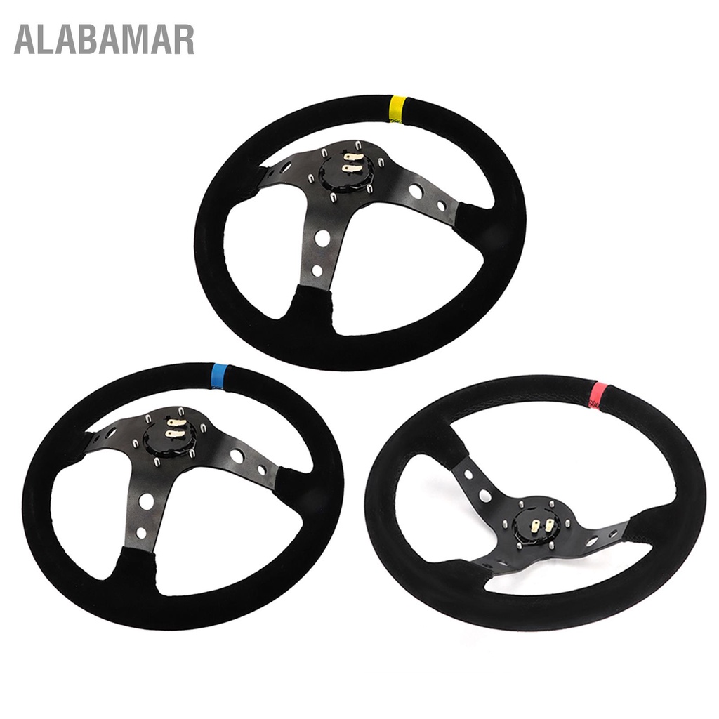 alabamar-universal-35-ซม-14-นิ้ว-6-bolts-auto-car-racing-พวงมาลัยพร้อมแตร