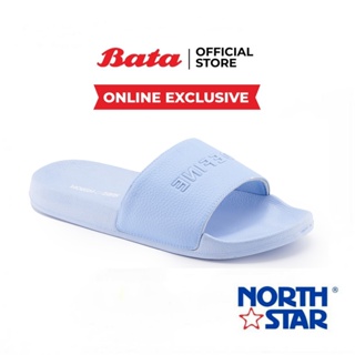 (Online Exclutive) Bata บาจา by North Star รองเท้าแตะแบบสวม สวมใส่ง่าย น้ำหนักเบา สำหรับผู้หญิง รุ่น DEFINE สีชมพู 5615008  สีฟ้า รหัส 5619008