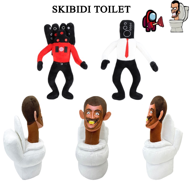 skibidi-ตุ๊กตายัดไส้-ของเล่นตลก-พร็อพถ่ายรูป-แฟนคลับ-ของขวัญเด็ก-28-ซม