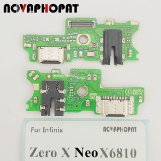 Novaphopat บอร์ดชาร์จไมโครโฟน USB สําหรับ Infinix Zero X Neo X6810