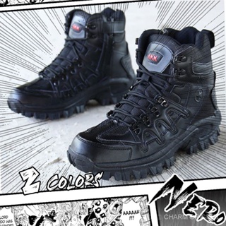 【[ส่งตอนนี้!!!] รองเท้าบูท รองเท้าผ้าใบ สไตล์ทหารยุทธวิธีกลางแจ้ง ไซซ์ 39-46 SWAT (1201) 8JD0