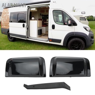 ALABAMAR กระจกมองหลังไฟเลี้ยวเลนส์รมควันเปลี่ยนกันน้ำสำหรับ Peugeot Boxer 2006-2021