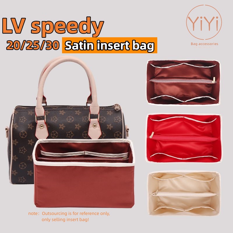 yiyi-กระเป๋าผ้าซาติน-สําหรับใส่เครื่องสําอาง-lv-speedy-20-25-30