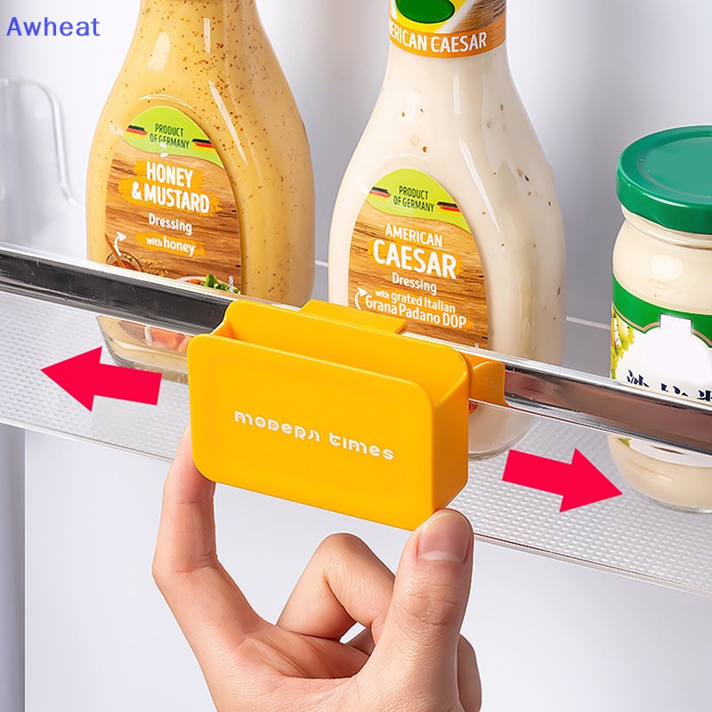 awheat-ใหม่-กล่องเก็บซอส-แบบแขวนด้านข้างตู้เย็น-ถอดออกได้