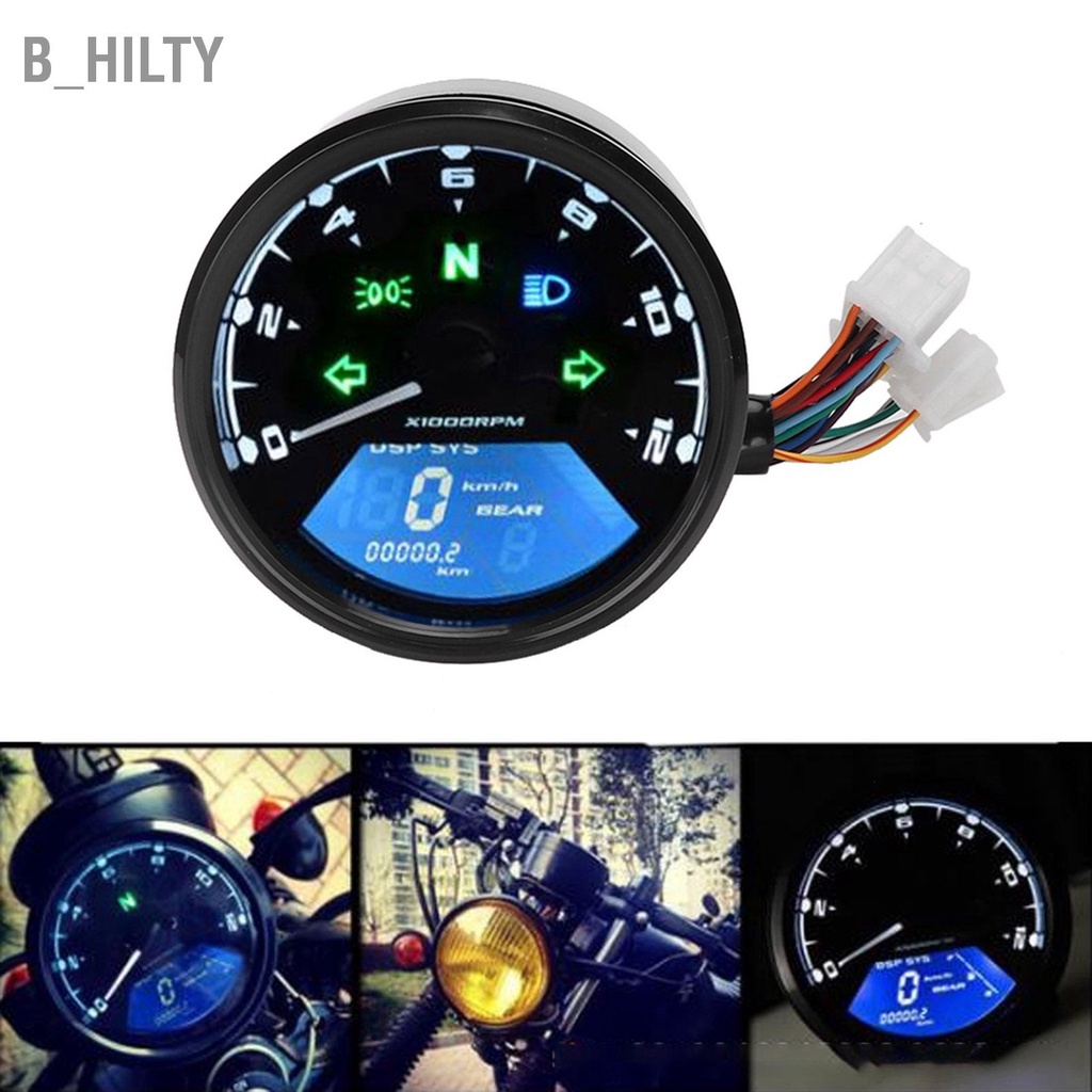 b-hilty-รถจักรยานยนต์-lcd-meter-มาตรวัดระยะทาง-มาตรวัดรอบ-มาตรวัดความเร็ว-มัลติมิเตอร์-น้ำมัน-dc-12v