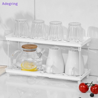 [Adegring] ชั้นวางของ พับได้ สําหรับห้องครัว ห้องน้ํา ตู้เก็บของ ห้องครัว แปลกใหม่ จัดระเบียบรายการ