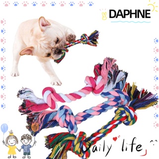 Daphne เชือกฝ้ายเคี้ยว แบบโต้ตอบ ทนทาน สําหรับสัตว์เลี้ยง สุนัข