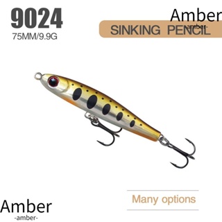Amber เหยื่อตกปลาประดิษฐ์ 9.9 กรัม 75 มม. สําหรับตกปลาแมนดาริน