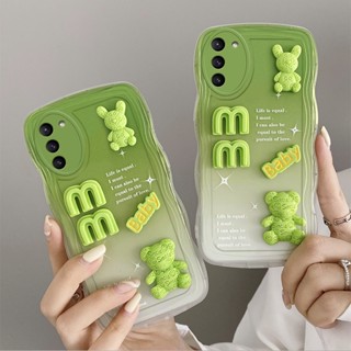 เคส samsung s21 เคสโทรศัพท์มือถือ ลายตุ๊กตา 3D ไล่โทนสี สําหรับ samsung s21