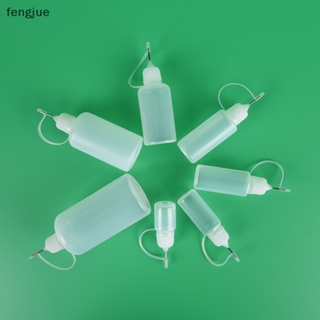 Fengjue ขวดหยดของเหลวเปล่า พลาสติก บีบได้ ขนาด 5-100 มล. 1 ชิ้น
