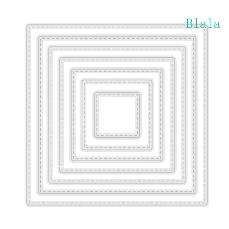 blala-แผ่นแม่แบบโลหะ-ตัดลายกรอบสี่เหลี่ยม-สําหรับตกแต่งอัลบั้มรูปภาพ-กระดาษ-งานฝีมือ-diy