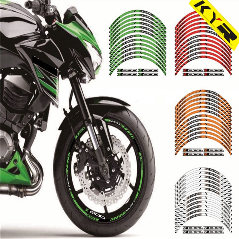 สติกเกอร์สะท้อนแสง-กันน้ํา-สําหรับติดตกแต่งขอบล้อรถยนต์-kawasaki-kawasaki-z800-3m