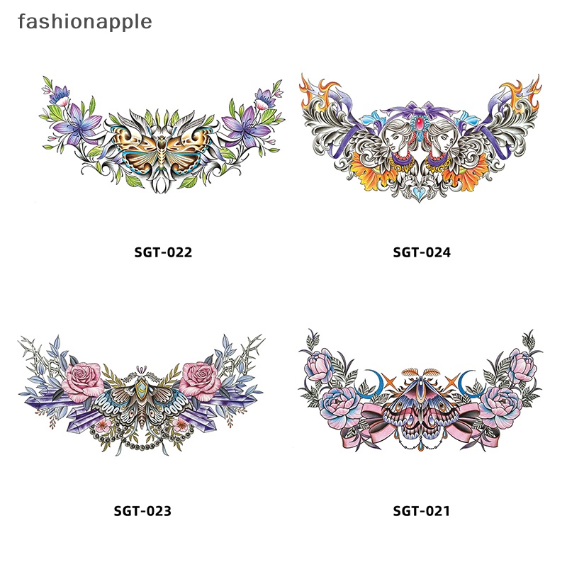 fashionapple-สติกเกอร์รอยสักชั่วคราว-กันน้ํา-สําหรับติดร่างกาย-ไหล่-หน้าอก-แขน-ศิลปะ