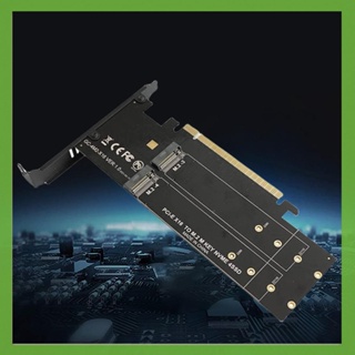 [aigoni.th] อะแดปเตอร์บอร์ดโลหะ M.2 NVME PCIE 3.0 X16 SSD M Key 4 ช่อง รองรับ Raid