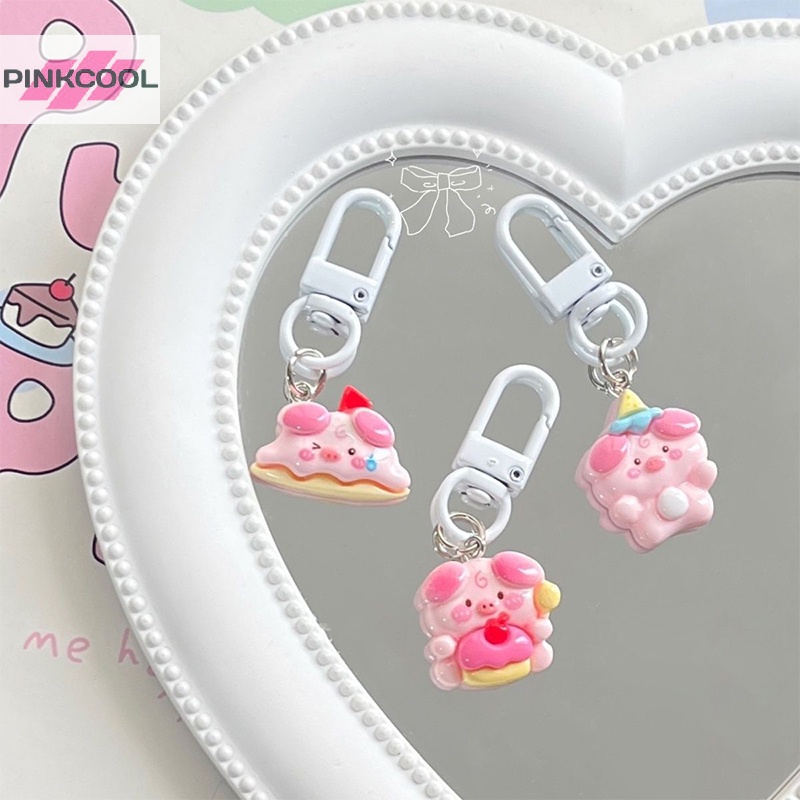pinkcool-จี้พวงกุญแจ-รูปหมูน่ารัก-สําหรับห้อยกระเป๋าเป้สะพายหลัง-หูฟัง-ตกแต่งรถยนต์-ของขวัญคู่รัก-ขายดี