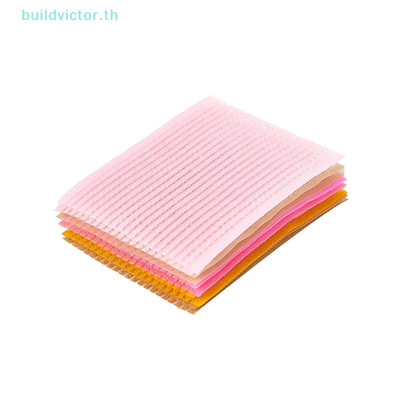 buildvictor-เทปสติกเกอร์ติดผมหน้าม้า-สีพาสเทล-แฟชั่น-10-ชิ้น-th