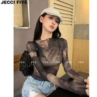 Jecci FIVE2023 สไตล์ใหม่ มัดย้อม เข้ารูป ดูผอมลง เข้ากับทุกการแต่งกาย ทรงสลิมฟิต ยาว