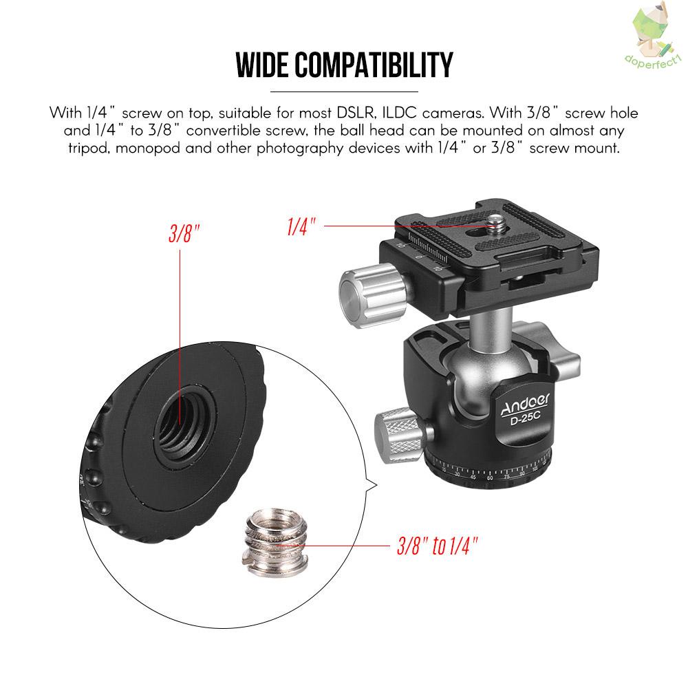 andoer-d-25c-cnc-หัวบอลอลูมิเนียมอัลลอยด์-หัวบอลคู่-ขนาดเล็ก-ศูนย์ถ่วงต่ํา-came-8-9