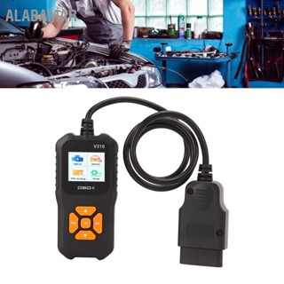 ALABAMAR V318 OBD2 Scanner 1.8in หน้าจอสี 10 ภาษาเครื่องอ่านรหัสข้อผิดพลาดเครื่องมือวินิจฉัยรถยนต์