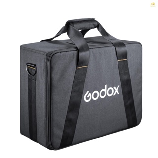 Banana_pie Godox ML Series กระเป๋าเคสใส่ไฟวิดีโอ LED กันกระแทก พร้อมที่จับด้านบน สําหรับ Godox ML30 ML30Bi ML60 ML60Bi 2-Light Kit
