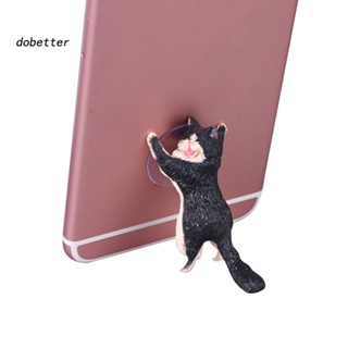 &lt;Dobetter&gt; ที่วางโทรศัพท์มือถือ รูปแมว แบบพกพา ขาตั้งดูด ตั้งโต๊ะ ตกแต่ง ของขวัญ