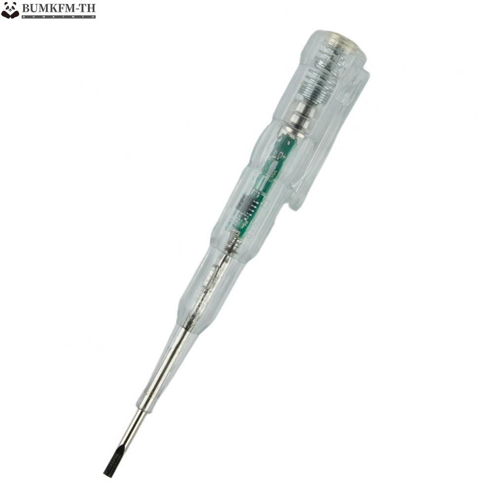 ปากกาทดสอบแรงดันไฟฟ้า-24-250v-abs-มีไฟ-led-สีแดง-สีเขียว