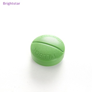 Brightstar ใหม่ กล่องเก็บยา 4 ช่อง ขนาดเล็ก แบบพกพา สะดวก