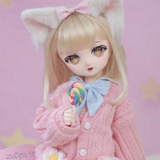 มาใหม่ Shuga Fairy Naiko ตุ๊กตาเครื่องสําอาง BJD 1/4 ข้อต่อขยับได้ P5CI