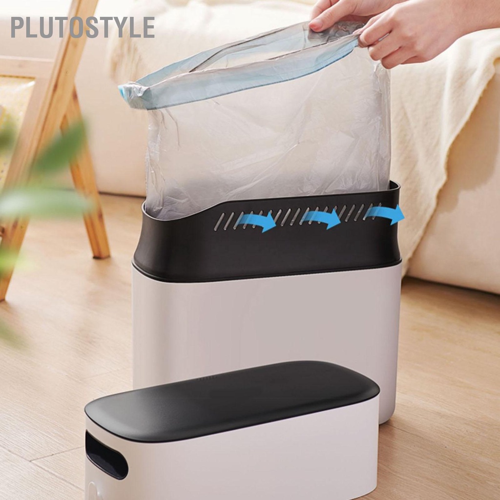 plutostyle-ถังขยะแคบสำหรับห้องน้ำในครัวเรือนสามารถบรรจุถังขยะอัตโนมัติถังขยะพร้อมฝาปิดผนึก