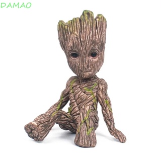 Damao โมเดลฟิกเกอร์ Groot 6 ซม. ของเล่น ของขวัญ สําหรับเด็ก