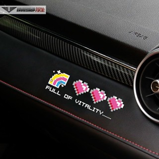 สติกเกอร์สะท้อนแสง JDM รูปหมวกกันน็อค แบตเตอรี่ สําหรับตกแต่งรถยนต์