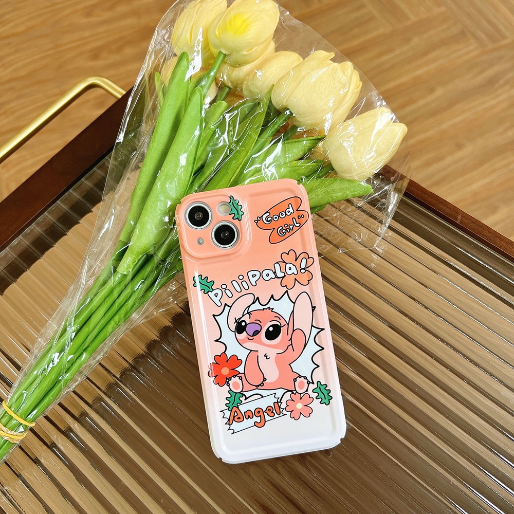 เคสโทรศัพท์มือถือ-ป้องกันฝุ่น-กันกระแทก-ลายดอกไม้-stitch-แฟชั่น-สําหรับ-iphone-11-13-pro-max-12-14-pro-max