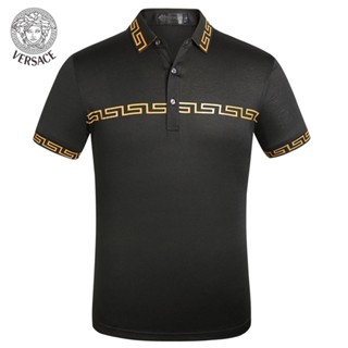 【พร้อมส่ง】เสื้อโปโลแขนสั้น ผ้าฝ้าย 100% คุณภาพสูง สําหรับผู้ชาย