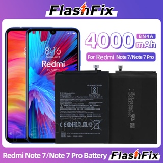 FlashFix For Xiaomi Redmi Note 7/Note7 Pro High Quality Cell Phone Replacement Battery BN4A 4000mAh