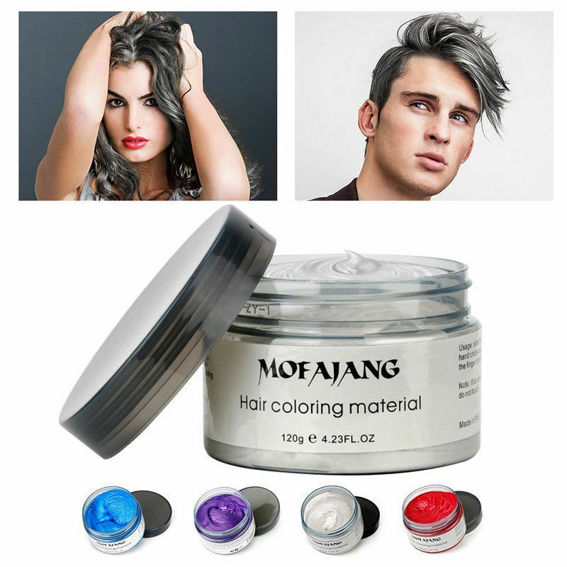 mofajang-ครีมแฟชั่นชั่วคราวสีย้อมร้านผมขี้ผึ้งครีมจัดแต่งทรงผมการสร้างแบบจำลองน้ำมันใส่ผมชั่วคราวสีผม