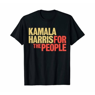 เสื้อยืด พิมพ์ลาย Kamala Harris For The People Vice President 2022 Biden สําหรับผู้ชายS-5XL