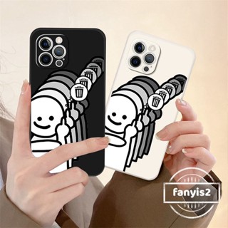 เคสโทรศัพท์มือถือ ลายการ์ตูนคู่รัก สีขาวดํา สําหรับ Samsung A05 A05s A72 A14 A04 A54 A34 A13 A23 A53 A73 A33 A03s A02s M02s A52 A32 A22 A12 A71 A51 A50 A50s A30s S23 Ultra