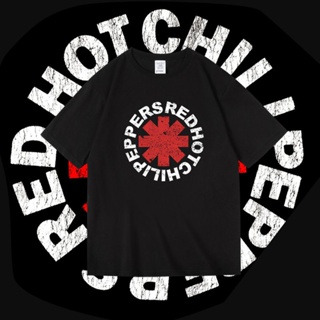เสื้อ Red Hot Chili Peppers เสื้อยืด RCHP ใส่ได้ทั้งชายหญิง ลายการ์ตูน สกรีนลายสวยงาม แขนสั้นคอกลม พร้อมส่ง