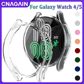 Cnagain เคส TPU ป้องกันหน้าจอ กันกระแทก สําหรับ Samsung Galaxy Watch 4 5 44 มม. Smart Watch 4 5 40 มม.